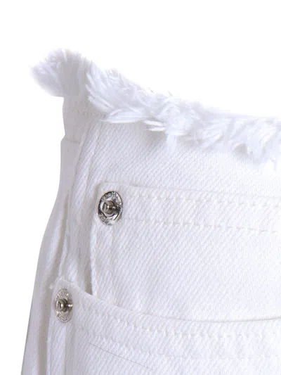 Michael Kors White Jeans In Bianco