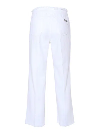 Michael Kors White Jeans In Bianco