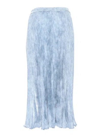 Shop Michael Kors Skirt In Blu