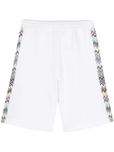 Shop Missoni Sports Shorts In White