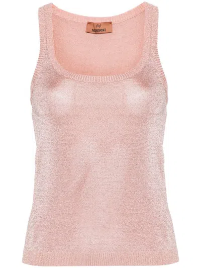 Shop Missoni Sleeveless Top In Pink