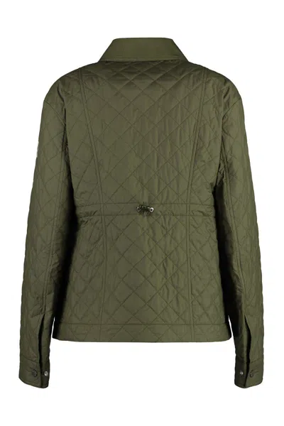 Shop Moncler Galene Techno Fabric Jacket In Green