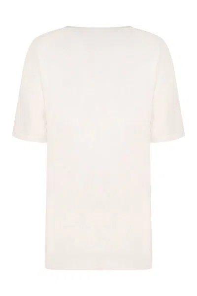 P.a.r.o.s.h Parosh Viscose Top In White