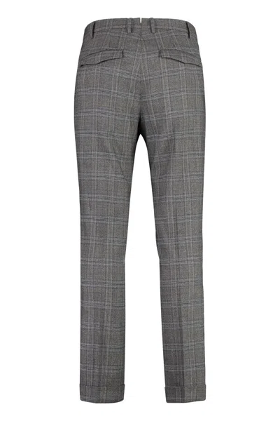 Pt01 Pantaloni Torino Virgin Wool Slacks In Grey