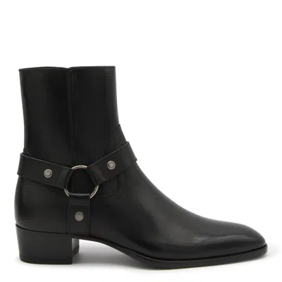 Shop Saint Laurent Boots Black