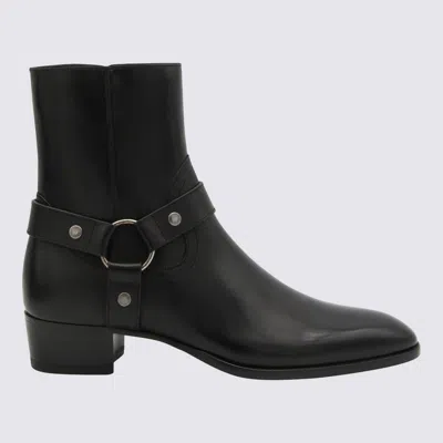 Shop Saint Laurent Boots Black