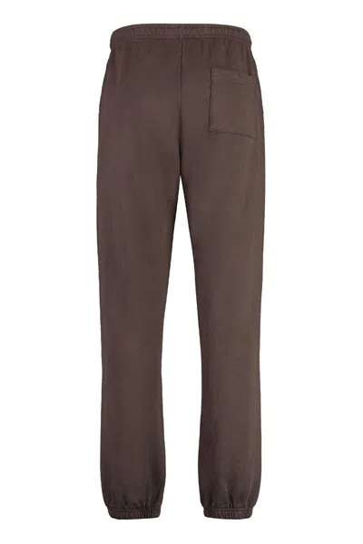 Shop Sporty And Rich Sporty & Rich Cotton Track-pants In Brown