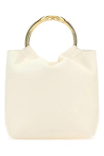Shop Valentino Garavani Bucket Bags In Ivory
