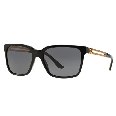 Shop Versace Sunglasses In Black