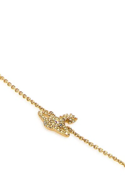 Shop Vivienne Westwood Bracelets In Gold