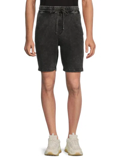 Shop Kinetix Men's Volcanic Stone Drawstring Shorts In Charcoal