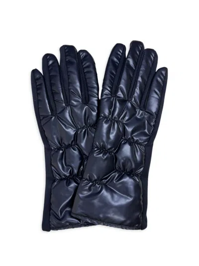 Marcus Adler Puffer Touchscreen Glove In Navy