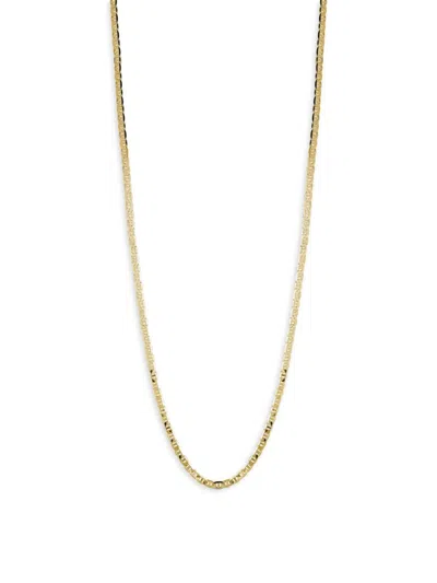 Shop Yield Of Men Men's 18k Gold Vermeil Sterling Silver 24'' Chain Necklace
