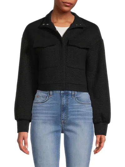 Shop Area Stars Women's Nila Cropped Utility Jacket In Black