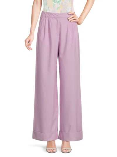 Shop Area Stars Women's Ranson Wide Leg Pants In Light Purple
