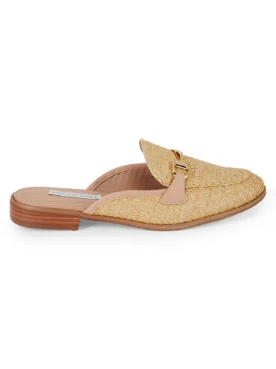 Shop Saks Fifth Avenue Women's Maeve Leather Flats In Natural