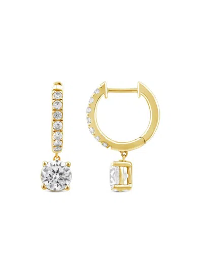 Shop Saks Fifth Avenue Women's 14k Yellow Gold & 2.5 Tcw Lab Grown Diamond Drop Earrings