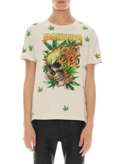 Cult Of Individuality Pantera Graphic Tee In Cream
