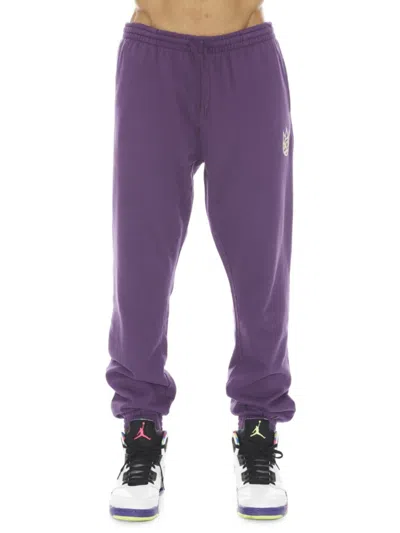 Shop Cult Of Individuality Men's Drawstring Sweatpants In Acai Purple