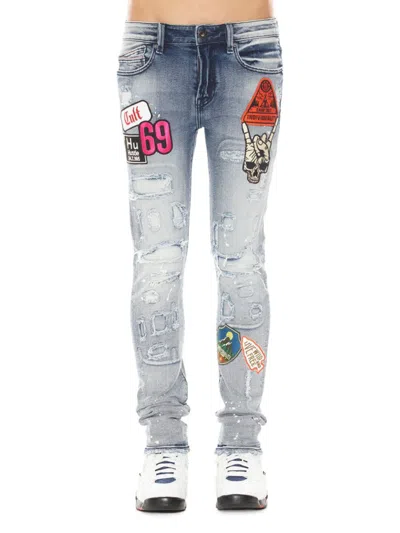 Cult Of Individuality Punk Super Skinny Jeans In Acid