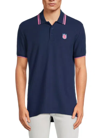 Shop Cult Of Individuality Men's Logo Polo In True Navy