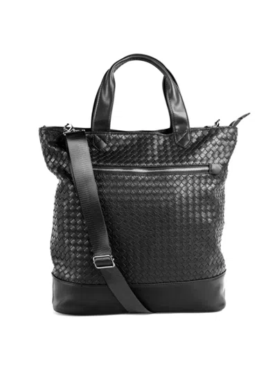 Shop Brouk & Co Gianna Vegan Leather Tote In Black