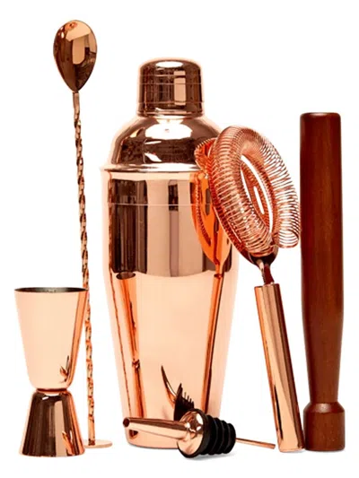 Shop Brouk & Co Santino 6-piece Bar Tool Set In Copper