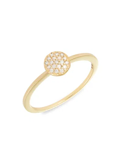 Shop Masako Women's 14k Yellow Gold & 0.08 Tcw Diamond Ring