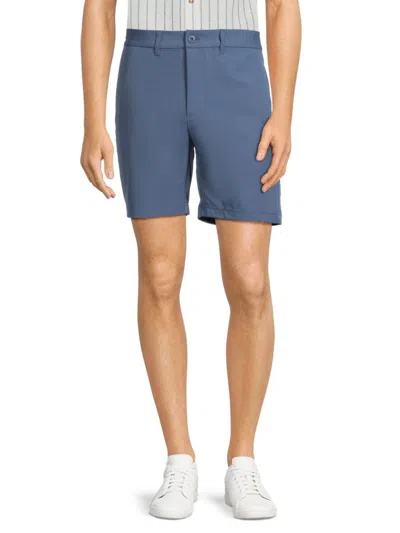 Shop Hedge Men's Traveller Solid Chino Shorts In Dark Horizon