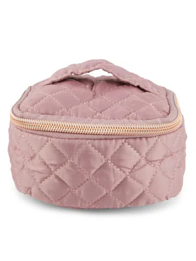 Shop Mytagalongs Coco Quilted Cube Jewelry Organizer In Pink