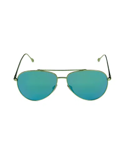Shop Isabel Marant Women's 60mm Aviator Sunglasses In Green