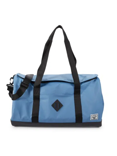 Shop Herschel Supply Co Men's Heritage Contrast Strap Duffel Bag In Blue