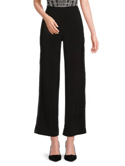 Shop Premise Women's Solid Wide Leg Pants In Black