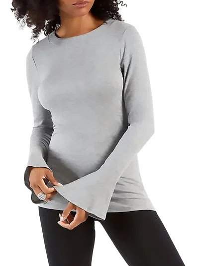 Shop Capsule 121 Women's Polaris Flare Sleeve Top In Grey