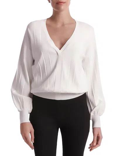 Shop Capsule 121 Women's Bravery Puff Sleeve Sweater In White