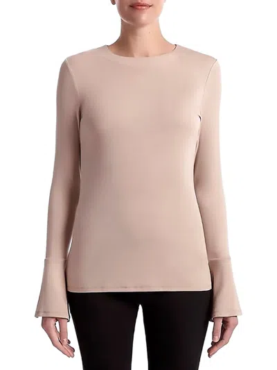 Shop Capsule 121 Women's Polaris Flare Sleeve Top In Beige