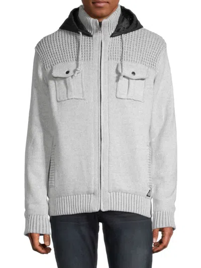 Shop American Stitch Women's Zip Up Hooded Jacket In Grey