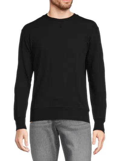 Shop Goodlife Men's Terry Crewneck Sweatshirt In Black