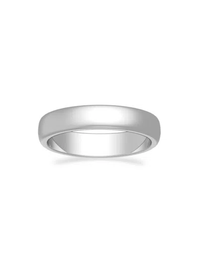 Shop Saks Fifth Avenue Women's Build Your Own Collection 14k White Gold Band Ring In 4 Mm