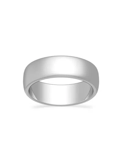 Shop Saks Fifth Avenue Women's Build Your Own Collection 14k White Gold Band Ring In 6 Mm