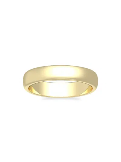 Shop Saks Fifth Avenue Women's Build Your Own Collection 14k Yellow Gold Band Ring In 4 Mm