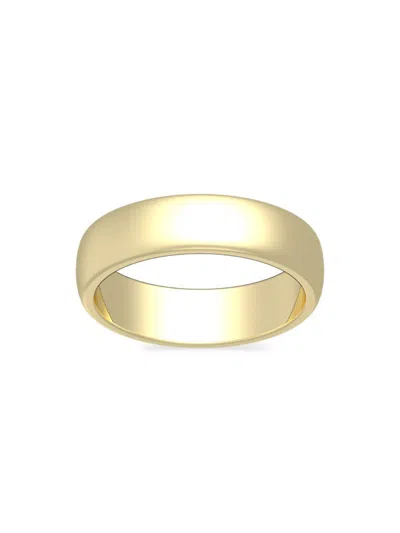 Shop Saks Fifth Avenue Women's Build Your Own Collection 14k Yellow Gold Band Ring In 5 Mm