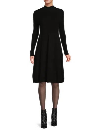 Shop Stitchdrop Women's Silverton Rib Knit Dress In Black