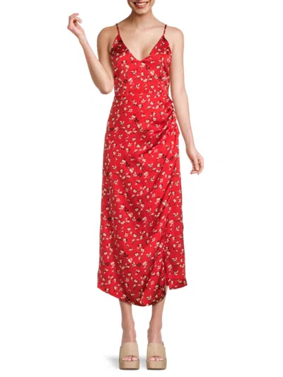 Shop Lost + Wander Women's Falling In Love Maxi Dress In Red White