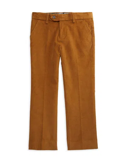 Shop Appaman Little Boy's Slim Suit Pants In Camel