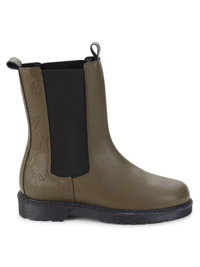 Shop Valentino By Mario Valentino Women's Stacey Chelsea Boots In Bosco