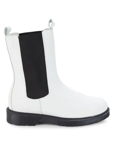 Shop Valentino By Mario Valentino Women's Stacey Chelsea Boots In White