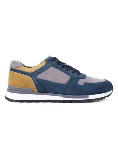 Shop Vellapais Men's Comfort Destin Sneakers In Blue