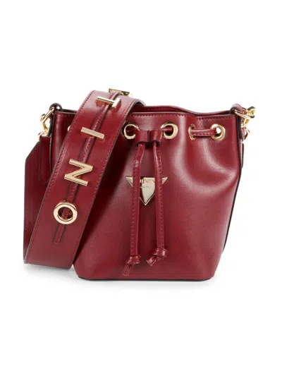 Shop Valentino By Mario Valentino Women's Jules Valnt Chianti Leather Shoulder Bag