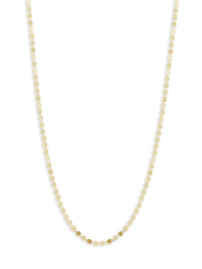 Shop Saks Fifth Avenue Made In Italy Women's 14k Yellow Gold Chain Necklace